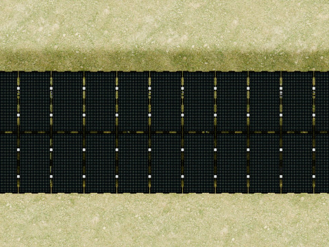 Sample Assembly for New Framed Solar Panel 3D Model