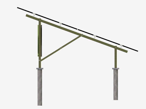 Sample Assembly for New Framed Solar Panel 3D Model