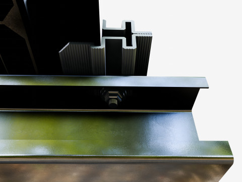 Sample Assembly for New Framed Solar Panel 3D Model