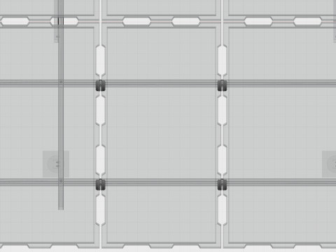 Sample Assembly for New Framed Solar Panel 3D Model