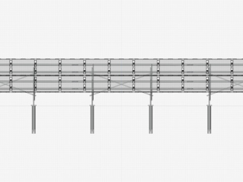 Sample Assembly for New Framed Solar Panel 3D Model