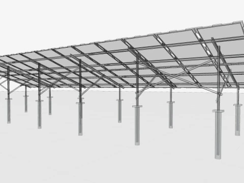 Sample Assembly for New Framed Solar Panel 3D Model