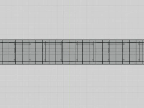 Solar Panel Steel Construction2x26 Vertical Panel Layout 3D Model