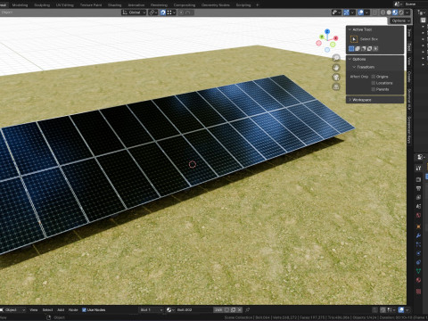Solar Panel Steel Construction2x13 Vertical Panel Layout 3D मॉडल