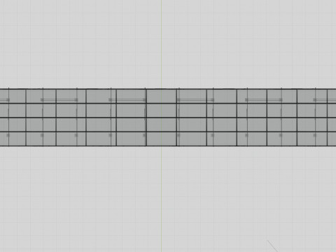 Solar Panel Steel Construction4x13 Horizontal Panel Layout 3D मॉडल