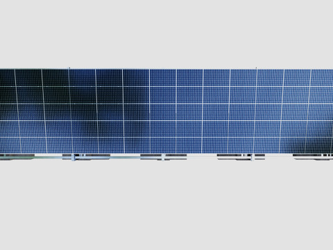 L TypeSolar Carport 3D Модель