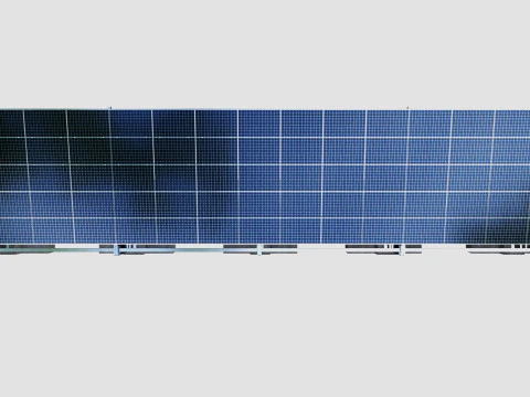 L TypeSolar Carport 3D Model