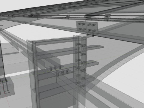 L TypeSolar Carport 3D Модель
