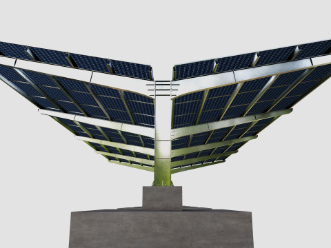 Y TypeSolar Carport 3D 모델