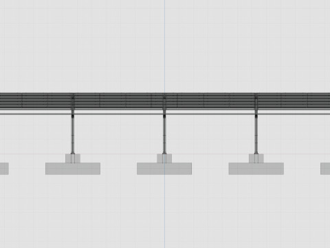 Y TypeSolar Carport 3D 모델