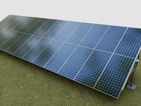 Manual Tracker Solar Energy Structure Type-1 3D Model