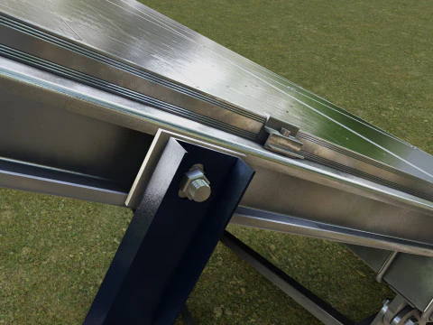 Manual Tracker Solar Energy Structure Type-1 3D Model