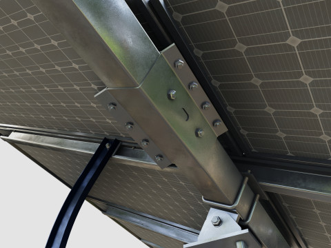 Manual Tracker Solar Energy Structure Type-1 3D मॉडल
