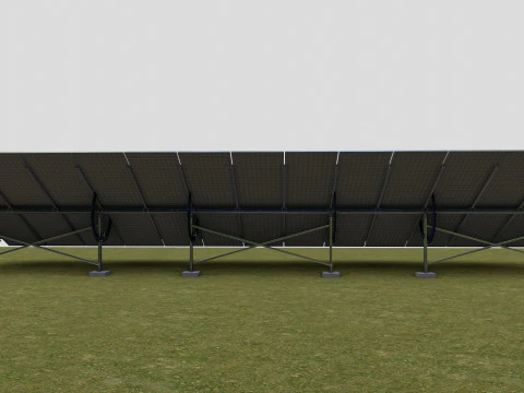 Manual Tracker Solar Energy Structure Type-2 3D Model