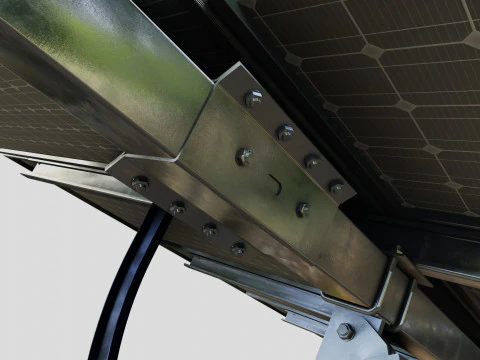 Manual Tracker Solar Energy Structure Type-2 3D Model