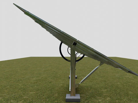 Manual Tracker Solar Energy Structure Type-3 3D Model