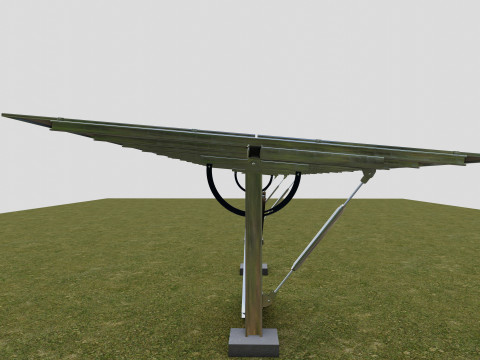 Manual Tracker Solar Energy Structure Type-3 3D Model
