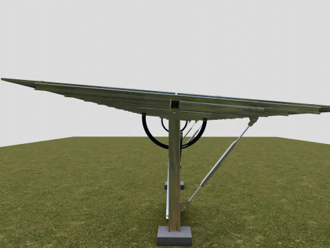 Manual Tracker Solar Energy Structure Type-3 3D Model