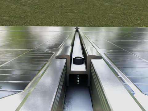 Manual Tracker Solar Energy Structure Type-3 3D Model