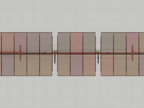 Manual Tracker Solar Energy Structure Type-3 3D Model