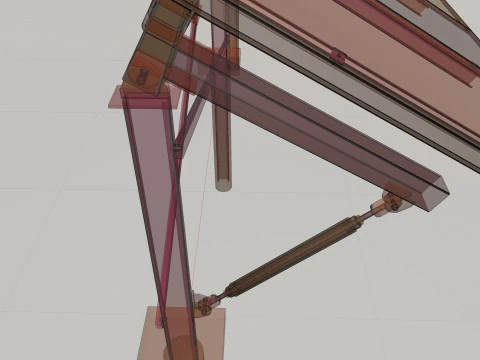 Manual Tracker Solar Energy Structure Type-3 3D Model