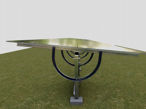 Manual Tracker Solar Energy Structure Type-4 3D Model