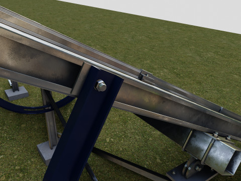 Manual Tracker Solar Energy Structure Type-4 Modelo 3D