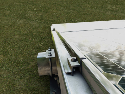 Manual Tracker Solar Energy Structure Type-4 Modelo 3D