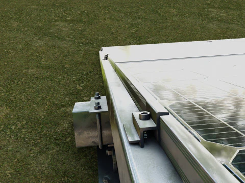 Manual Tracker Solar Energy Structure Type-4 3D Model