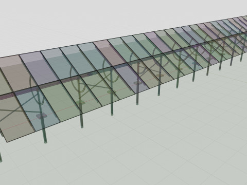 Manual Tracker Solar Energy Structure Type-4 Modelo 3D
