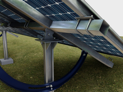 Manual Tracker Solar Energy Structure Type-5 3Dモデル