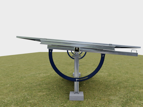 Manual Tracker Solar Energy Structure Type-5 Modelo 3D