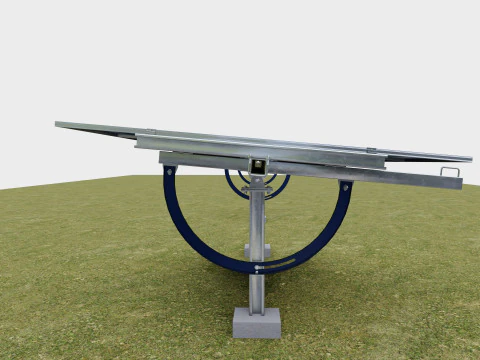 Manual Tracker Solar Energy Structure Type-5 3D Model