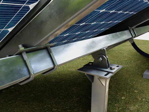 Manual Tracker Solar Energy Structure Type-5 3D Model