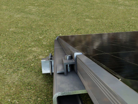 Manual Tracker Solar Energy Structure Type-5 3D Model