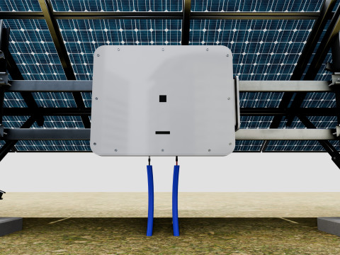 Single Column Solar Construction Type-1 Modèle 3D