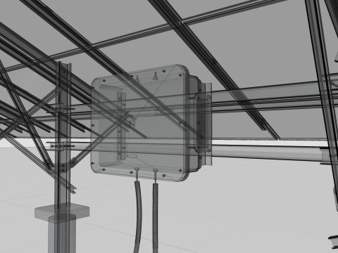 Single Column Solar Construction Type-1 Modèle 3D