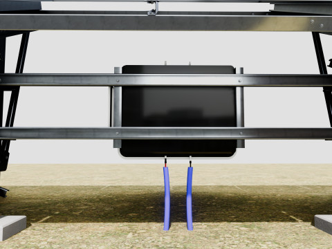 Single Column Solar Construction Type-2 Model 3D