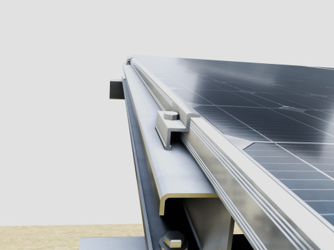 Single Column Solar Construction Type-2 Model 3D