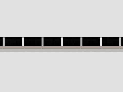 Solar Panel Wall Type-1 Modèle 3D