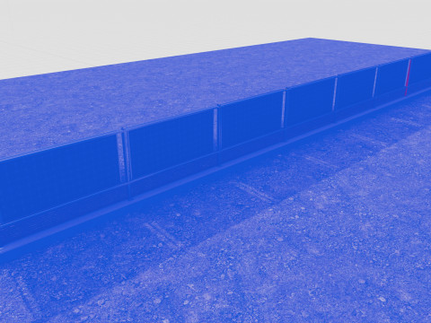 Solar Panel Wall Type-1 Modèle 3D