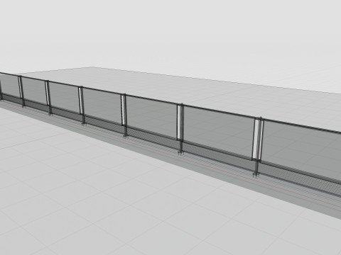 Solar Panel Wall Type-1 Modèle 3D