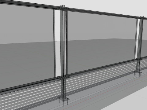 Solar Panel Wall Type-1 Modèle 3D