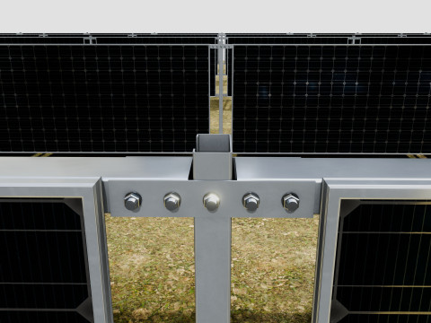 Solar Panel Wall Type-2 Modelo 3D