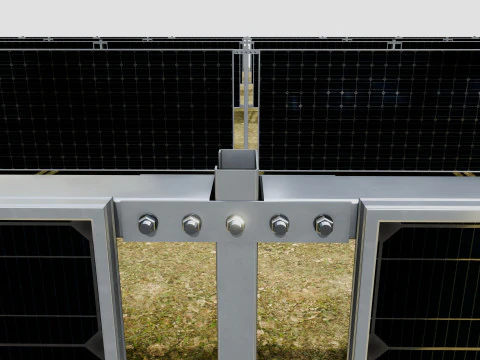 Solar Panel Wall Type-2 3D Model