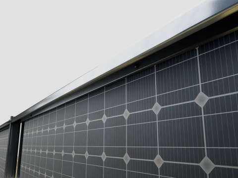 Solar Panel Wall Type-2 Modelo 3D