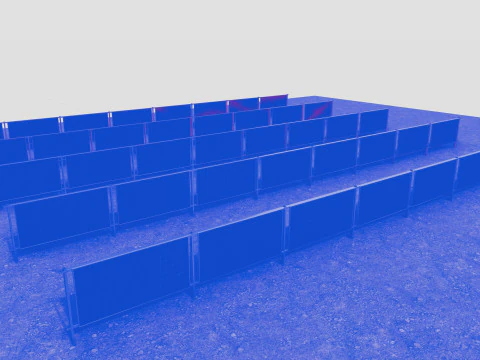 Solar Panel Wall Type-2 3D Model