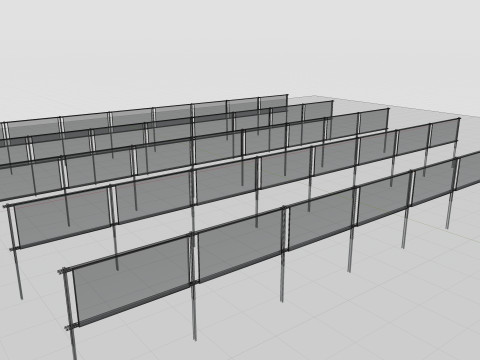 Solar Panel Wall Type-2 Modelo 3D