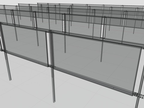 Solar Panel Wall Type-2 Modelo 3D