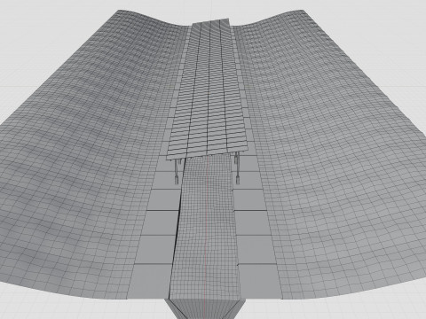 132 kW Solar Canal 3D Model